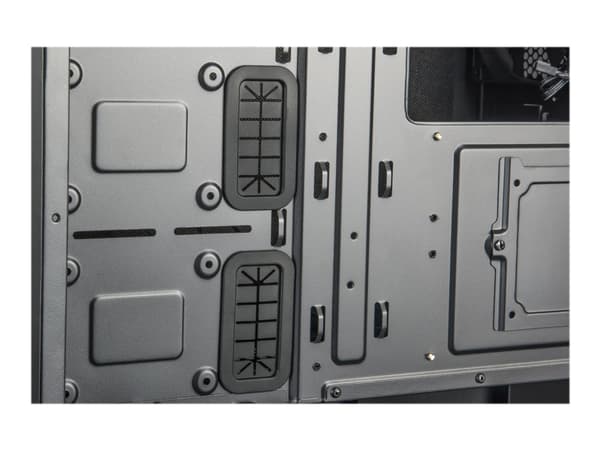 MODECOM OBERON Pro Silent - Tower - ATX - ingen strömförsörjning - svart - USB/ljud