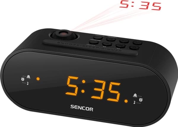 Sencor SRC 3100 B, Ur, Digitaalinen, FM, 87,5 - 108 Mhz, LED, 2,29 cm (0.9")