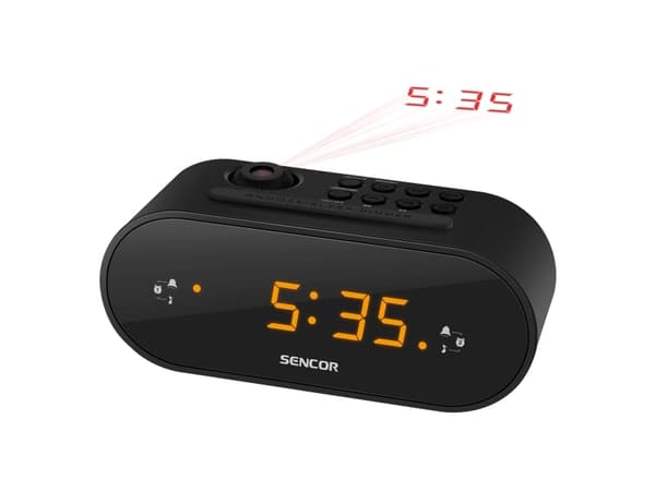 Sencor SRC 3100 B, Ur, Digitaalinen, FM, 87,5 - 108 Mhz, LED, 2,29 cm (0.9")
