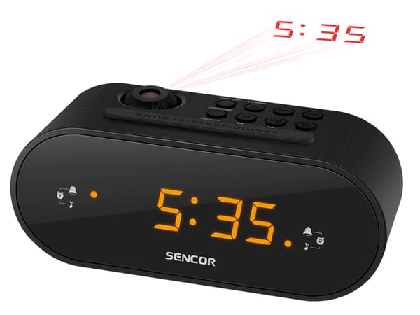 Sencor SRC 3100 B, Ur, Digitaalinen, FM, 87,5 - 108 Mhz, LED, 2,29 cm (0.9")