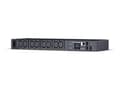 Pikkukuva 2 / 5: CyberPower PDU81005, Ohjattu, Kytkimellinen, 1U, Vaaka/Pysty, Musta, LCD, 8 AC-pistorasia(a)