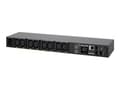 Pikkukuva 1 / 5: CyberPower PDU81005, Ohjattu, Kytkimellinen, 1U, Vaaka/Pysty, Musta, LCD, 8 AC-pistorasia(a)