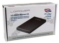 LC Power LC-25U3-Becrux-C1 - Förvaringslåda - 2.5" - SATA 6Gb/s - USB 3.1 (Gen 2) - svart