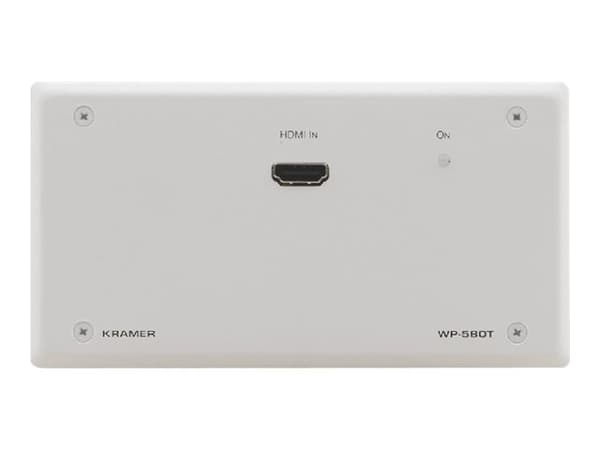 Kramer WP-580T Active Wall Plate - HDMI over HDBaseT Twisted Pair Transmitter - Förlängd räckvidd för audio/video - sändare - HDMI - upp till 70 m