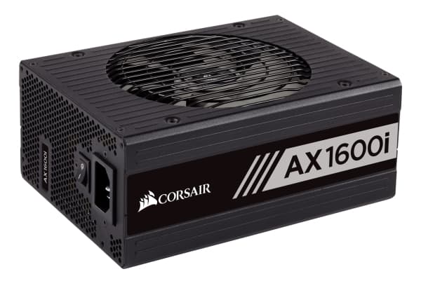 CORSAIR AX1600i - Virtalähde (sisäinen) - ATX12V 2.4/ EPS12V 2.92 - 80 PLUS Titanium - AC 100-240 V - 1600 Watt - Eurooppa