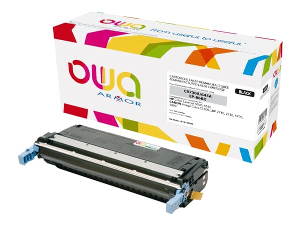 Armor - Svart - kompatibel - tonerpatron - for HP Color LaserJet 5500, 5550