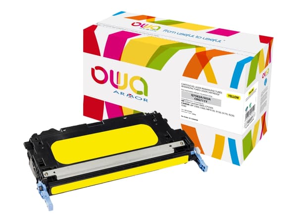 Armor - Gul - kompatibel - tonerpatron - for HP Color LaserJet 3800, 3800dn, 3800dtn, 3800n, CP3505, CP3505dn, CP3505n, CP3505x