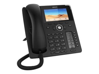 snom D785 - VoIP-telefon - med Bluetooth-grensesnitt - treveis anropskapasitet - SIP - 12 linjer - svart Sort