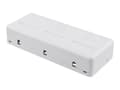 Pikkukuva 5 / 5: Surface mount box for Keystone, 6 ports, white