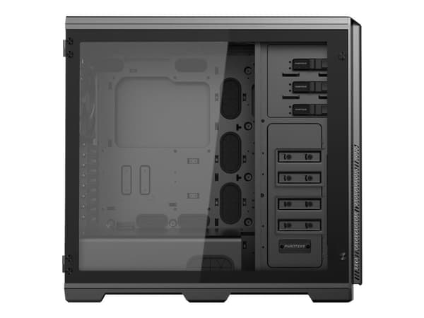 Phanteks Enthoo Pro Tempered Glass - Tower - utvidet ATX (E-ATX) - sidepanel med vindu (herdet glass) - ingen strømforsyning - atlasksort - USB/lyd