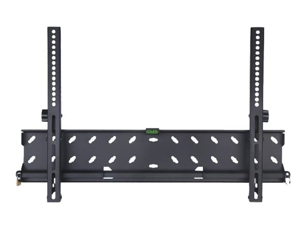 VivoLink Wall Mount Slim - Monteringssett (veggmontering, antityverisett, boblenivå) - for flatpanel - skjermstørrelse: 40"-65" - monteringsgrensesni Sort