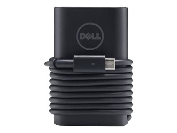 Dell USB-C AC Adapter E5 - Kit - strömadapter - 65 Watt - Europa Svart