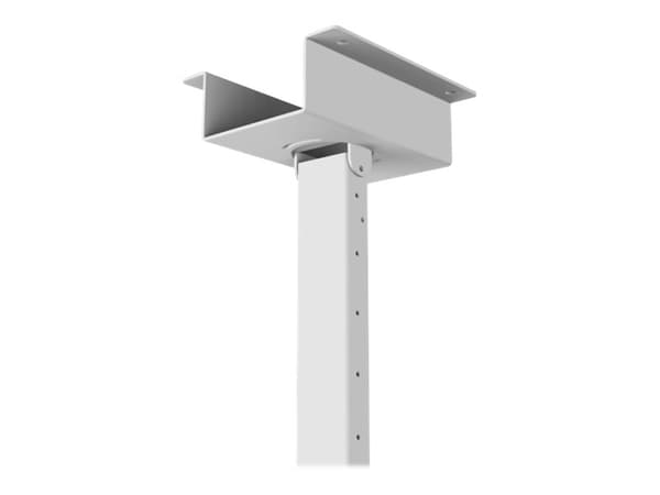 HI-ND Ceiling Mount and Telescope Pipe - Monteringssats (takmontering, teleskoppåle) - metall - vit - för P/N: CC4615-0101-01, CC5012-0101-01, CC5012