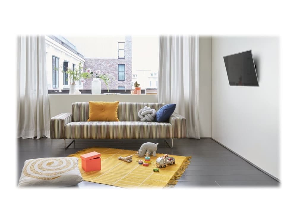Vogel's WALL series 3215 - Konsol - för platt panel - svart - skärmstorlek: 32"-55" - väggmonterbar