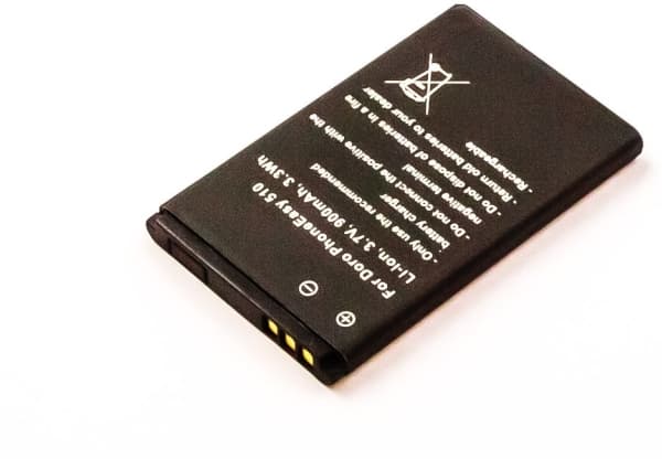 CoreParts - Batterier - Li-Ion - 900 mAh - 3,3 Wh - for DORO PhoneEasy 510