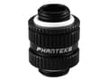 Miniatyrbilde 1 av 5: Phanteks PH-MGE_BK_16-22, Adapter fitting, Metall, Sort, 1/4", Hankjønn, Hankjønn