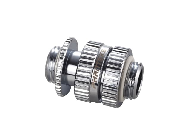 Phanteks PH-MGE_CR_16-22, Adapter fitting, Metall, Kromfarget, 1/4", Hankjønn, Hankjønn