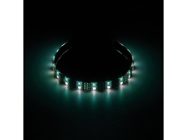 CableMod WideBeam Hybrid LED Strip - Järjestelmäkaappien valaistus (LED) - valkoinen, RGB - 30 cm