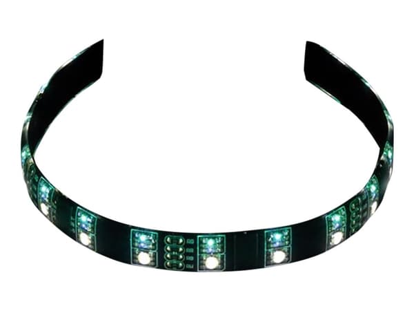 CableMod WideBeam Hybrid LED Strip - Järjestelmäkaappien valaistus (LED) - valkoinen, RGB - 30 cm