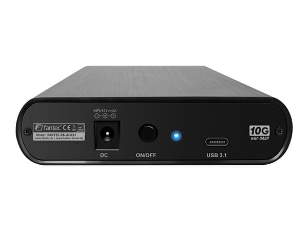 FANTEC DB-ALU31 - Förvaringslåda - 3.5" - SATA 6Gb/s - USB 3.1