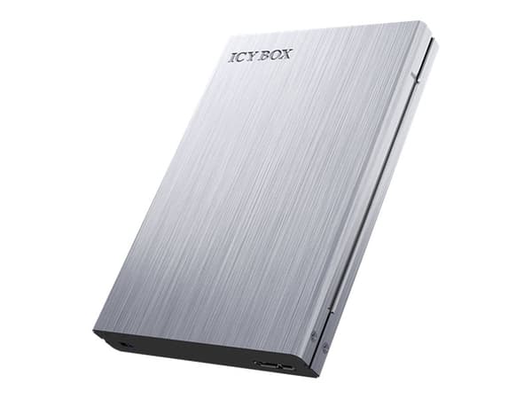 ICY BOX IB-241WP - Förvaringslåda - 2.5" - SATA 6Gb/s - USB 3.0 - antracit