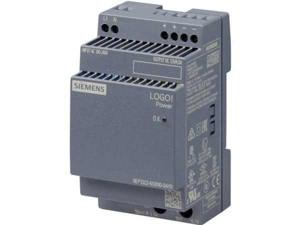 Siemens 6EP3322-6SB00-0AY0, Innendørs, Flerfarget, 230 g, 67 mm, 73 mm, 96 mm