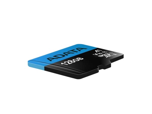 ADATA Premier - Flashminnekort (microSDXC til SD-adapter inkludert) - 128 GB - UHS Class 1 / Class10 - microSDXC UHS-I - for detaljhandel