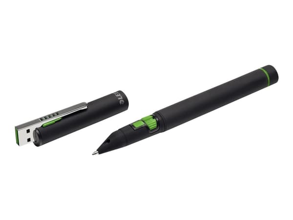 Leitz Complete Presenter Pen Pro 2 - Presentasjonsfjernstyring - 3 knapper - RF - svart
