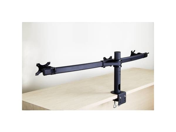 SpeaKa Professional SP-1664324, Klämma/Genomgående skruv, 24 kg, 33 cm (13"), 61 cm (24"), 100 x 100 mm, Svart