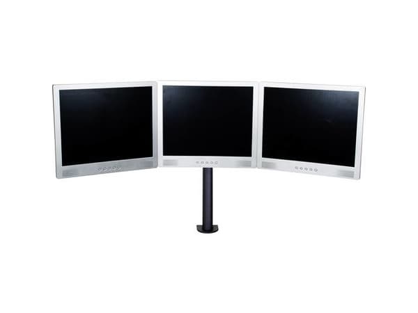 SpeaKa Professional SP-1664324, Klämma/Genomgående skruv, 24 kg, 33 cm (13"), 61 cm (24"), 100 x 100 mm, Svart