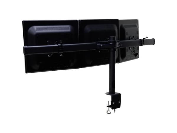 SpeaKa Professional SP-1664324, Klämma/Genomgående skruv, 24 kg, 33 cm (13"), 61 cm (24"), 100 x 100 mm, Svart