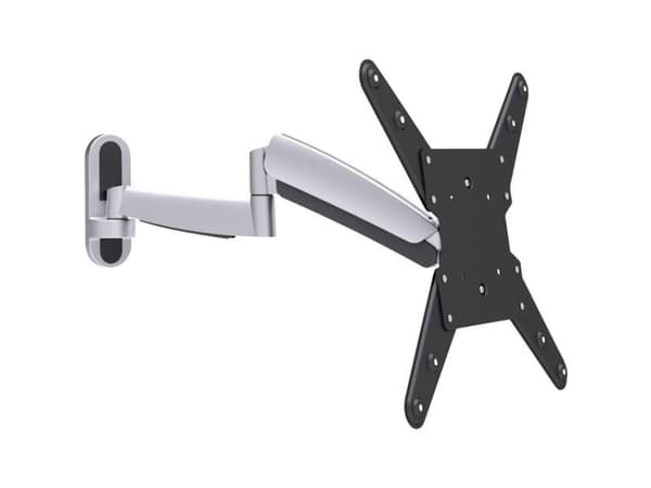 SpeaKa Professional SP-2518260, 100 x 100 mm, 400 x 400 mm, -15 - 15°, -90 - 90°, 6°, Svart, Silver