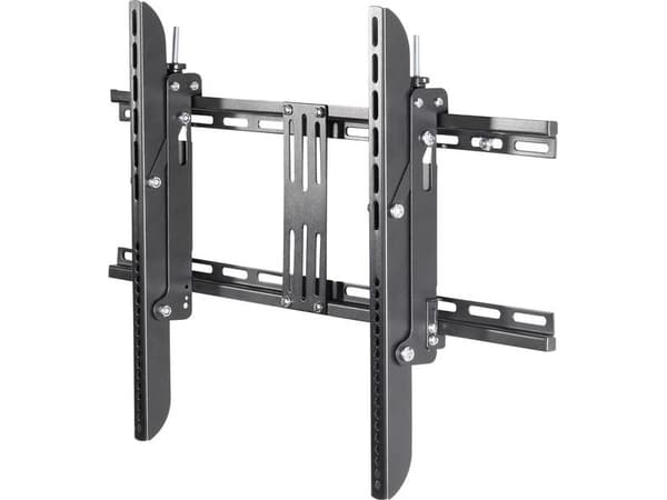 SpeaKa Professional SP-3957092, 160 cm (63"), 200 x 200 mm, 600 x 400 mm, -15 - 0°, Stål, Sort