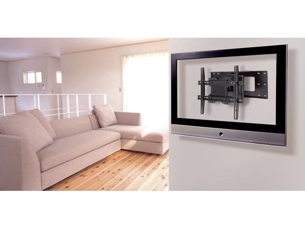 SpeaKa Professional SP-3959720, 152,4 cm (60"), 100 x 100 mm, 400 x 4000 mm, -15 - 5°, Stål, Sort
