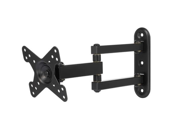 SpeaKa Professional SP-MO-03 Enkel Skærm-vægbeslag 25,4 cm (10) - 81,3 cm (32) Sort Vippebar, Bevægelig