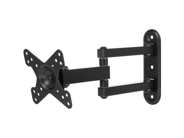 SpeaKa Professional SP-MO-03 Enkel Skærm-vægbeslag 25,4 cm (10) - 81,3 cm (32) Sort Vippebar, Bevægelig