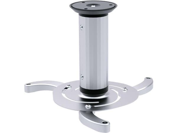 SpeaKa Professional Projector Projektor-loftholder Vippebar, Drejbar Gulv-/loftafstand (max.): 20 cm Sølv