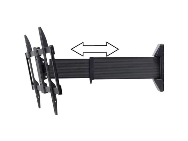 SpeaKa Professional TV-seinäteline sisäänvedettävä 94,0 cm (37) - 177,8 cm (70) Kallistus ja kääntäminen, Käännettävä, sisäänvedettävä, kääntyvä