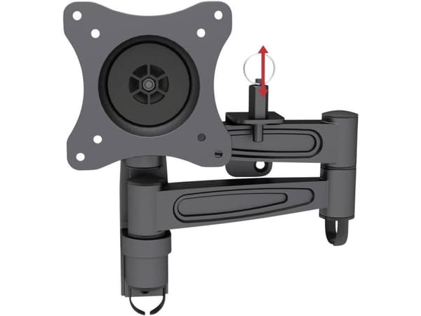 SpeaKa Professional TV-vægbeslag 33,0 cm (13) - 68,6 cm (27) Kan vippes og svinges, Kan roteres
