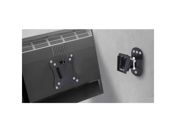 SpeaKa Professional SP-6012040, 25 kg, 33 cm (13"), 68,6 cm (27"), 75 x 75 mm, 100 x 100 mm, Musta