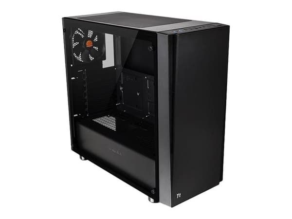 Thermaltake Versa J21 - Tempered Glass Edition - tower - ATX - ingen strömförsörjning (PS/2) - USB/ljud