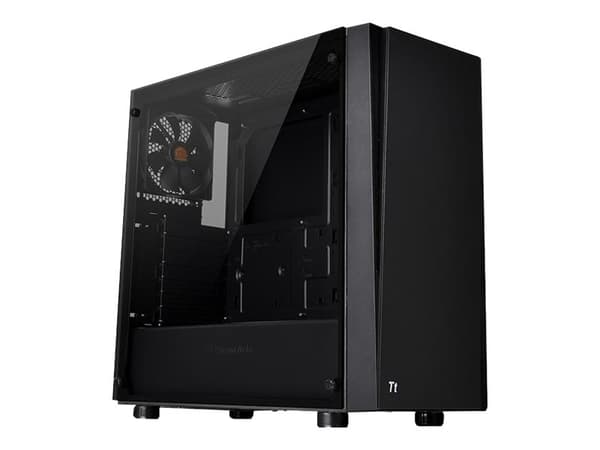 Thermaltake Versa J21 - Tempered Glass Edition - tower - ATX - ingen strömförsörjning (PS/2) - USB/ljud