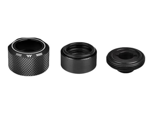 Thermaltake Pacific C-PRO G1/4 PETG Tube - nestejäähdytysjärjestelmän puristusliitin - musta