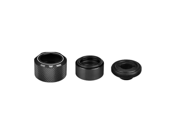 Thermaltake Pacific C-PRO G1/4 PETG 16mm OD - nestejäähdytysjärjestelmän puristusliitin - musta