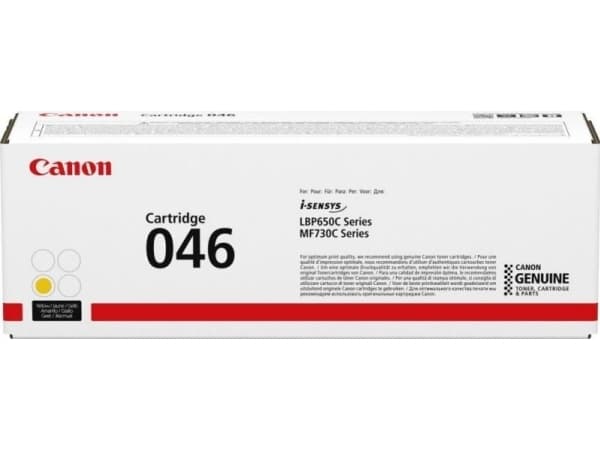 Canon 046 H - Hög kapacitet - gul - original - tonerkassett - för imageCLASS LBP654, MF731, MF733, MF735; i-SENSYS LBP653, LBP654, MF732, MF734, MF73