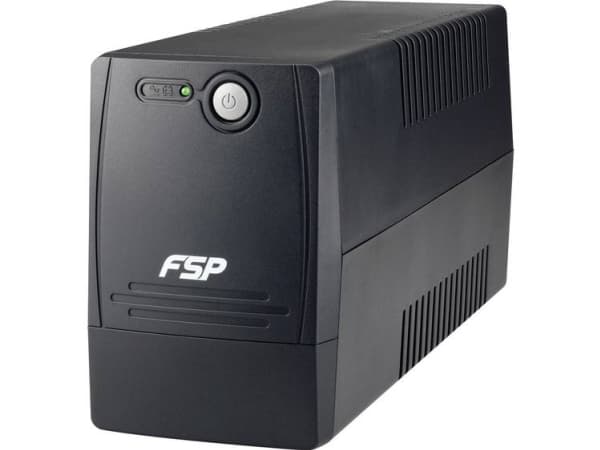 FSP FP 600 - UPS - AC 110-120/220-240 V - 360 watt - 600 VA - 7 Ah - utgangskontakter: 2