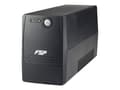 Miniatyrbilde 2 av 5: FSP FP 600 - UPS - AC 110-120/220-240 V - 360 watt - 600 VA - 7 Ah - utgangskontakter: 2