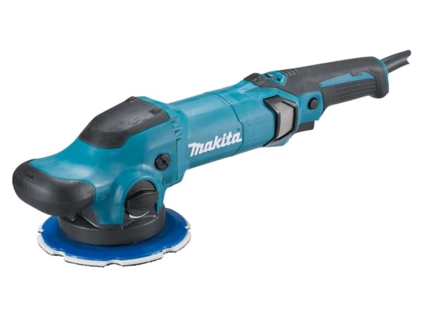 Makita PO6000C, Pyörivä autonkiillotuskone, 6800 RPM, 900 W, Musta, Sininen, 2,7 kg, AC