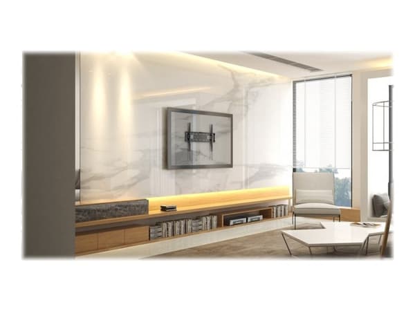 Reflecta PLANO Flat 70-6040 - Konsol - för platt panel - svart - skärmstorlek: 37"-70" - väggmonterbar Svart