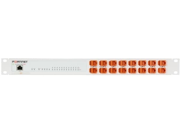 Rackmount.IT RM-FR-T11 - Rack-monteringssett - RJ-45 X 16 - RAL 9003, signalhvit - 1U - 19" - for Fortinet FortiGate 80E, 81E